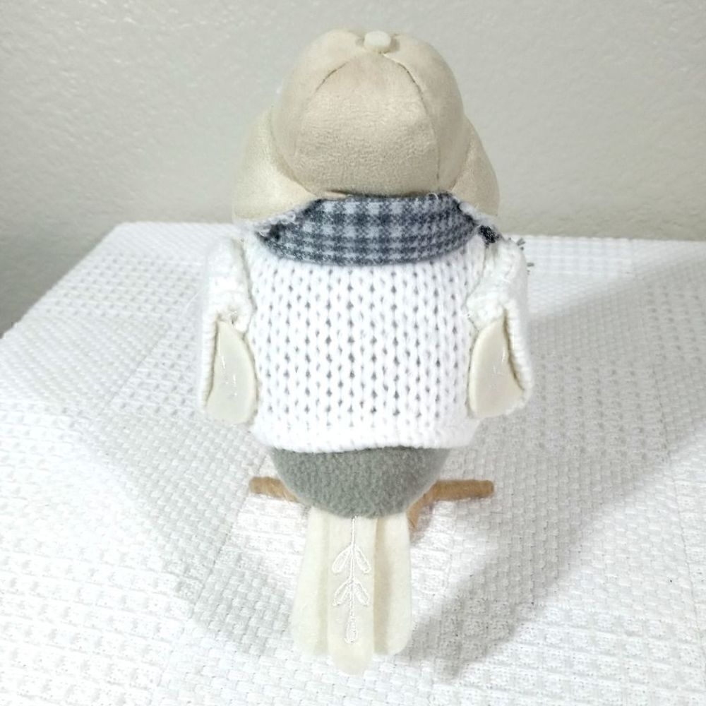 Wondershop Featherly Friends Fabric Bird Christmas Figurine New -C - Picture 3 of 3